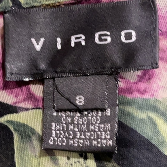 Virgo Black Floral Maxi Dress with Jacket - EUC - Picture 8 of 9